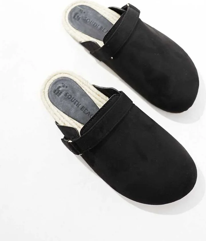 South Beach espadrille clogs black - Image 3
