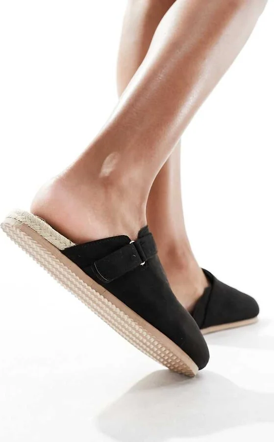South Beach espadrille clogs black - Image 4
