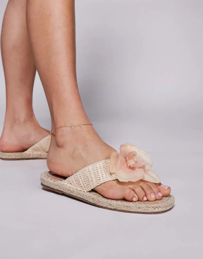 South Beach Espadrille Orchid Sandals in Pink