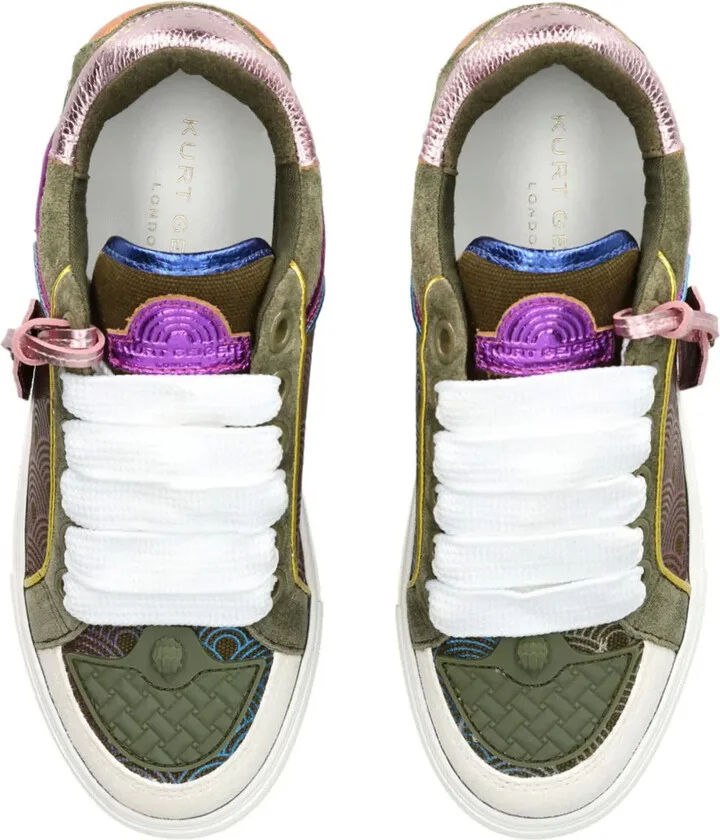 Southbank Tag panelled leather sneakers - Image 4