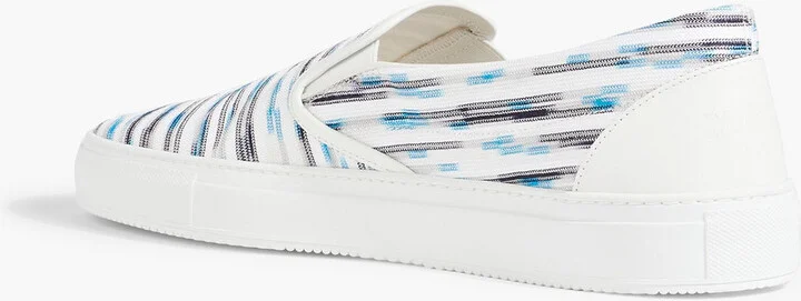Space-dyed stretch-knit slip-on sneakers - Image 3
