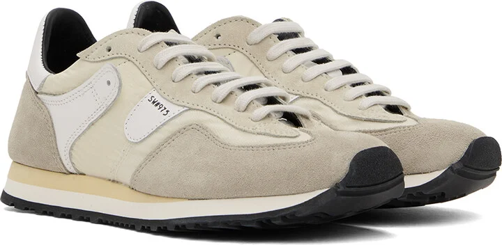 Spalwart Beige Master Blaster Low Sneakers - Image 4