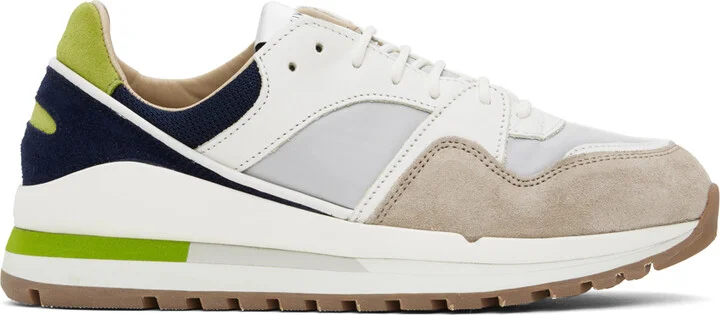 Spalwart Beige & Navy Trail Blazer Sneakers