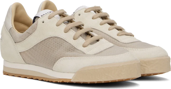 Spalwart Beige Pitch Low Sneakers - Image 4