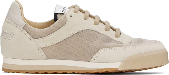 Spalwart Beige Pitch Low Sneakers