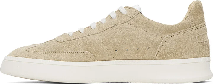 Spalwart Beige Smash Low Suede Sneakers - Image 3