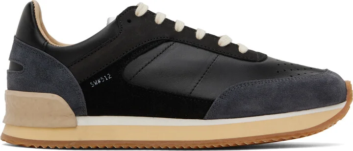 Spalwart Black Dash Low Sneakers