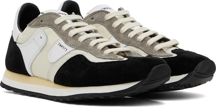 Spalwart Black & Gray Master Blaster Low Sneakers - Image 4