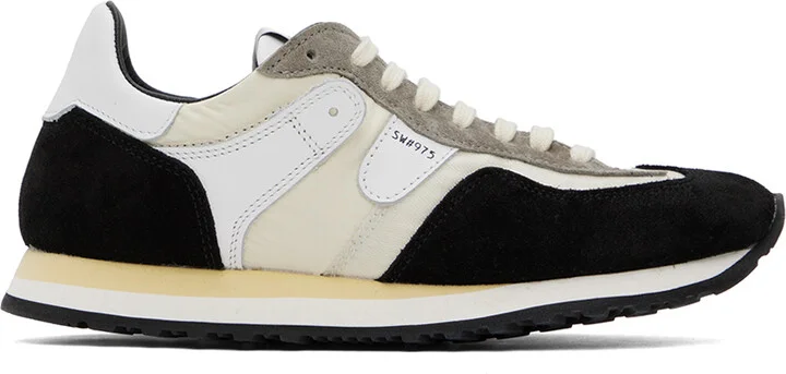Spalwart Black & Gray Master Blaster Low Sneakers