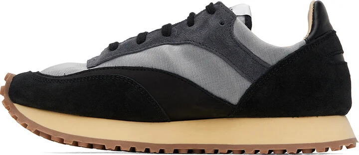 Spalwart Black & Gray Tempo Low Transparent Sneakers - Image 3