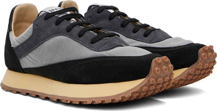 Spalwart Black & Gray Tempo Low Transparent Sneakers - Image 4