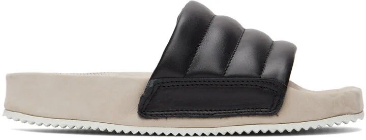 Spalwart Black Pause Puff Sandals