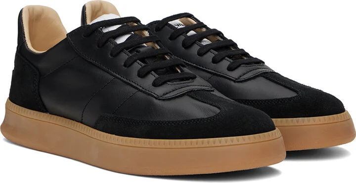 Spalwart Black Smash Low Nappa Suede Sneakers - Image 4