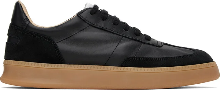 Spalwart Black Smash Low Nappa Suede Sneakers
