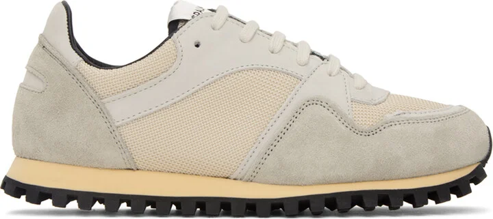 Spalwart Gray & Tan Marathon Trail Low Sneakers