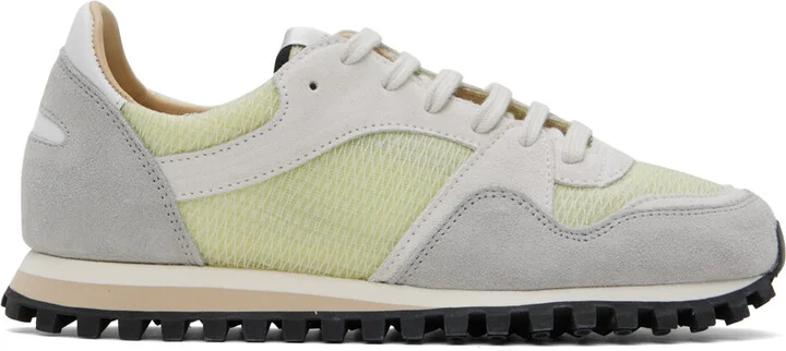 Spalwart Green & Gray Marathon Trail Low Transparent Sneakers