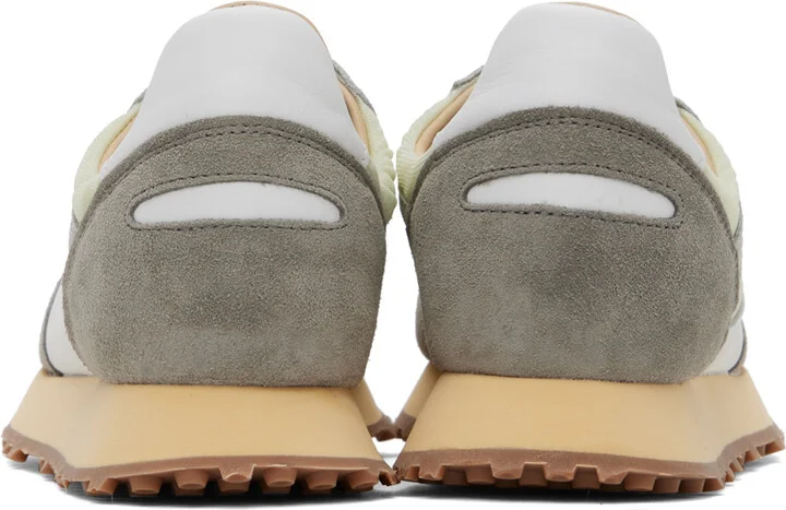 Spalwart Green & Gray Tempo Low Transparent Sneakers - Image 2