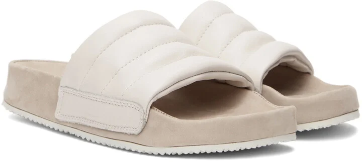 Spalwart Off-White Pause Puff Sandals - Image 4