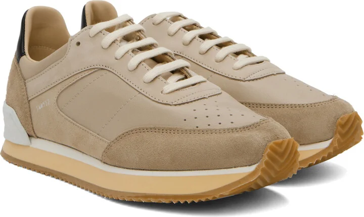 Spalwart Taupe Dash Low Sneakers - Image 4