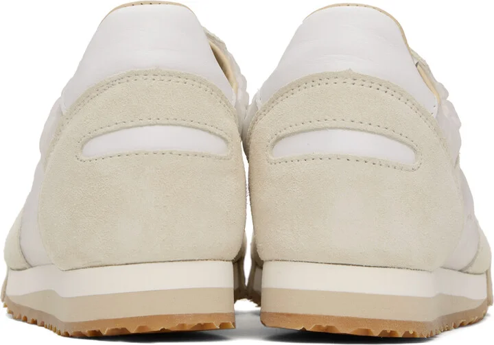 Spalwart White & Beige Pitch Low Sneakers - Image 2