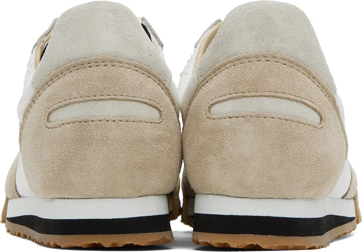 Spalwart White & Beige Pitch Low Sneakers - Image 2