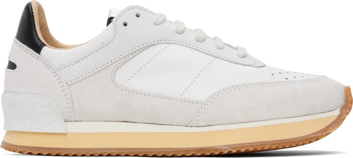 Spalwart White & Gray Dash Sneakers