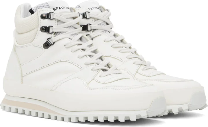 Spalwart White Marathon Snow Sneakers - Image 4