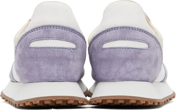 Spalwart White & Purple Tempo Sneakers - Image 2