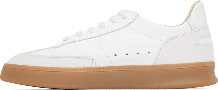 Spalwart White Smash Low Nappa Sneakers - Image 3