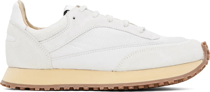 Spalwart White Tempo Low Transparent Sneakers