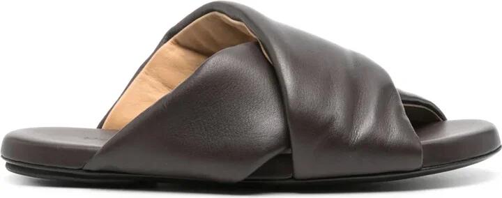Spanciata leather sandals