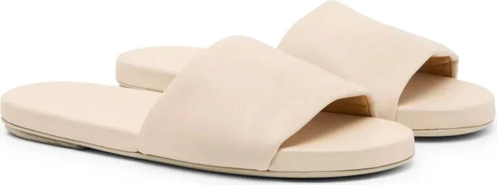 Spanciata leather slides - Image 2