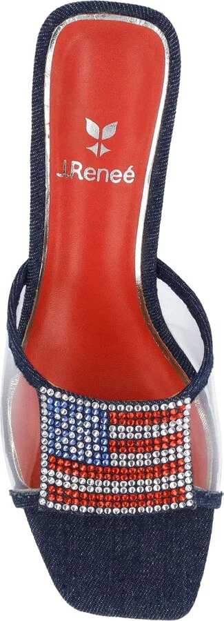 Spangle Block Heel Sandal - Image 5