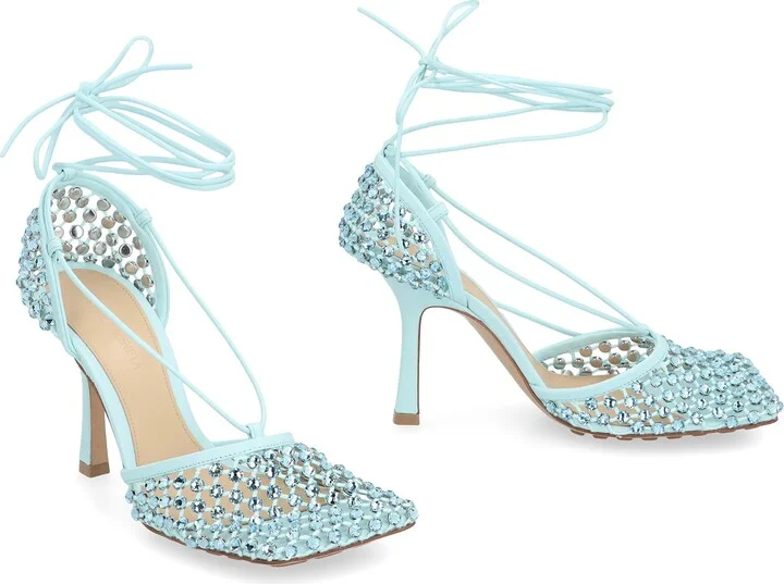 Sparkle Stretch Heeled Sandals - Image 3