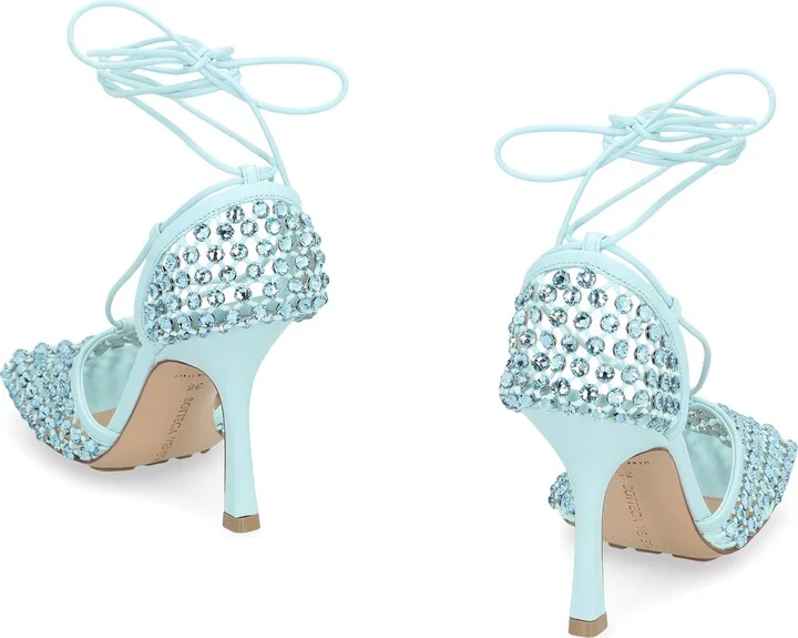 Sparkle Stretch Heeled Sandals - Image 4