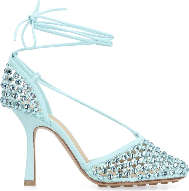 Sparkle Stretch Heeled Sandals