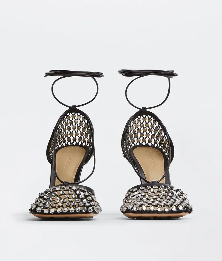 Sparkle Stretch Lace-Up Sandal - Image 2