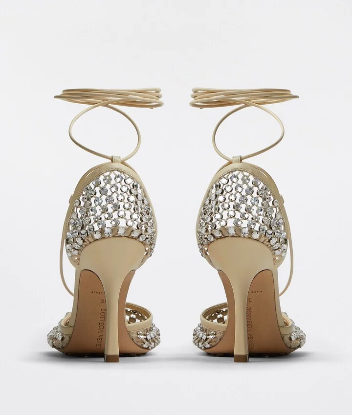 Sparkle Stretch Lace-Up Sandal - Image 3