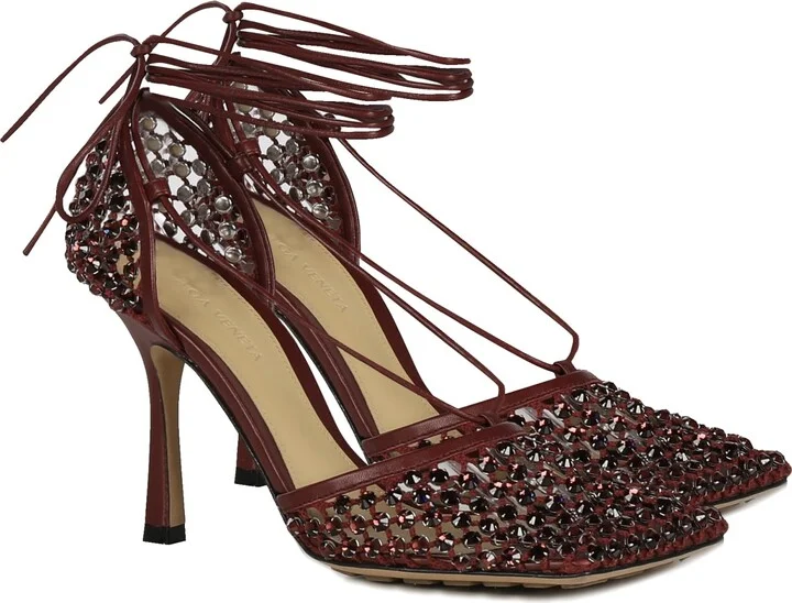 Sparkle Stretch Laceup Sandals - Image 2