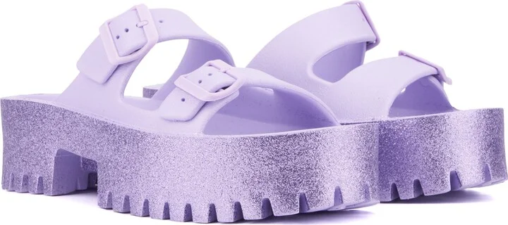 Sparkles Plaform Slide Sandal - Image 9