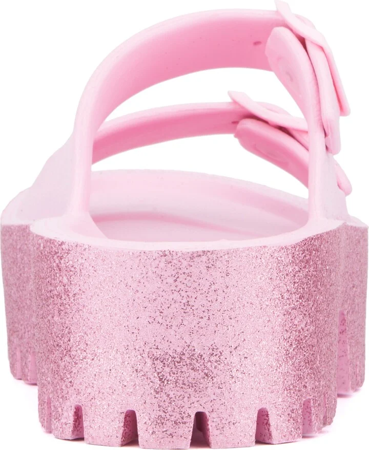 Sparkles Plaform Slide Sandal - Image 11