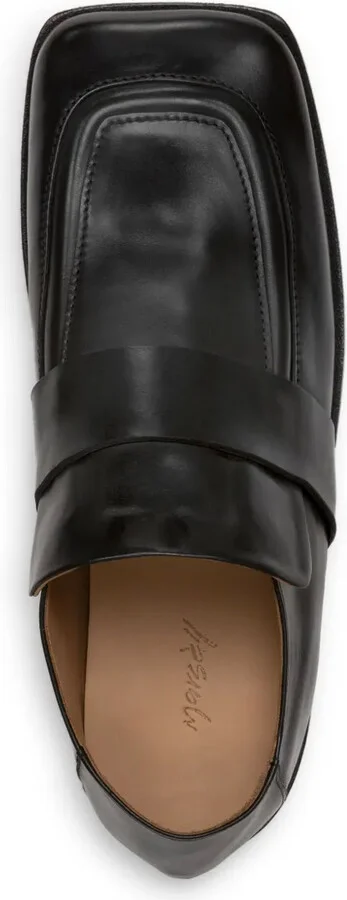 Spatola square-toe leather loafers - Image 4