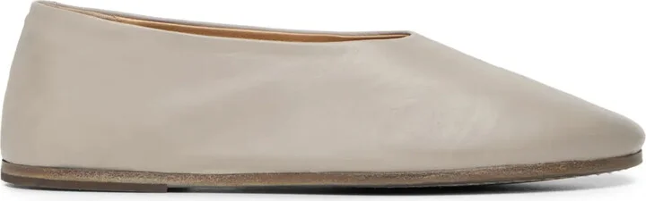 Spatolona leather ballerina shoes