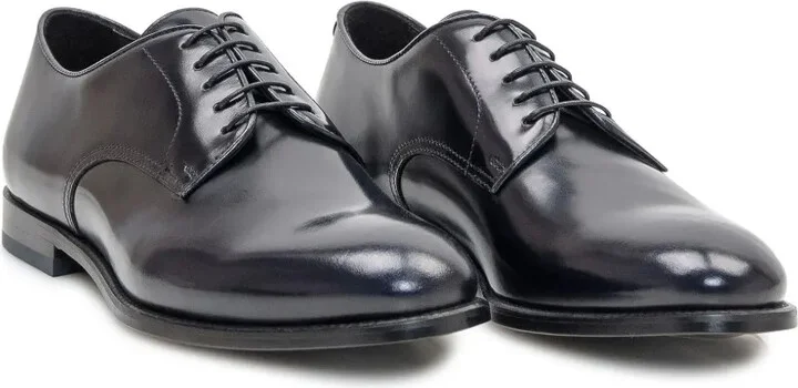 Spazzolato leather derby shoes - Image 2