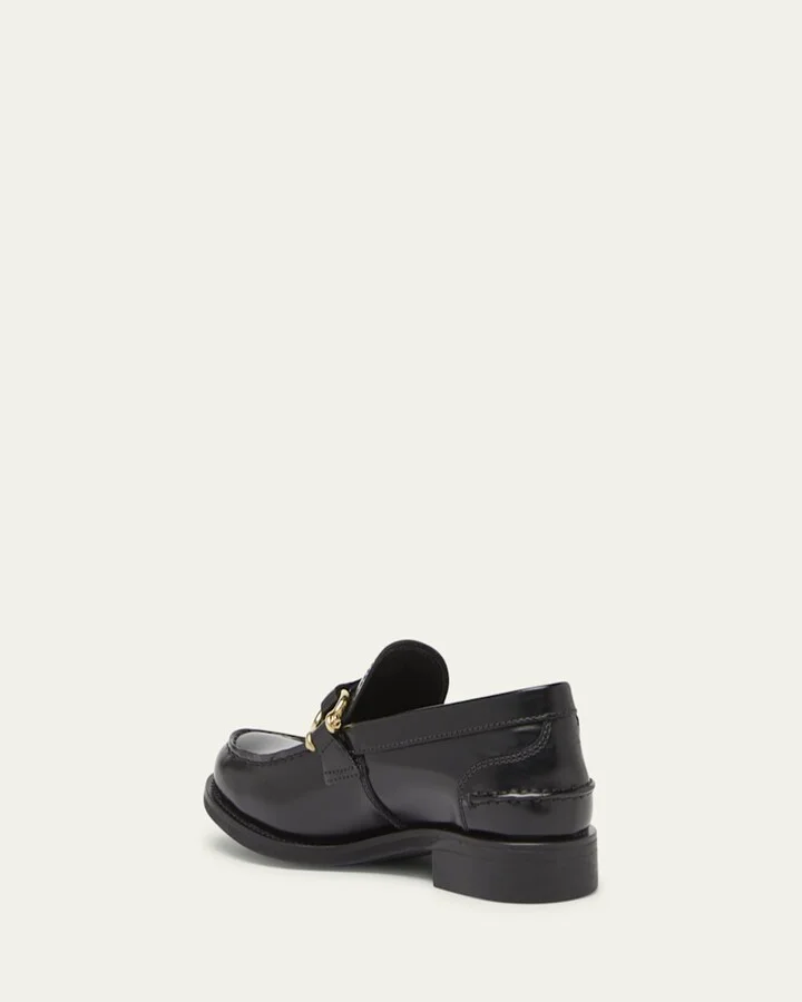 Spazzolato Leather Horsebit Loafers - Image 5