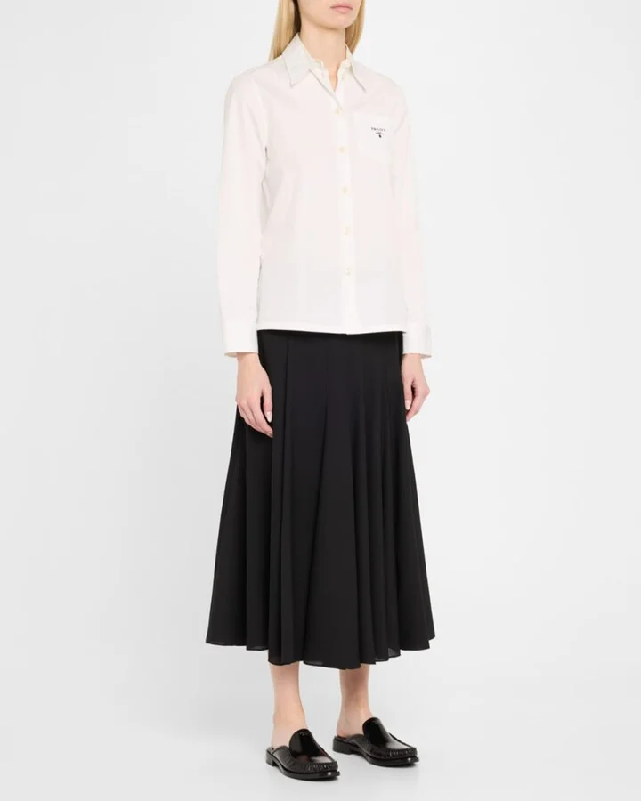 Spazzolato Leather Loafer Mules - Image 6