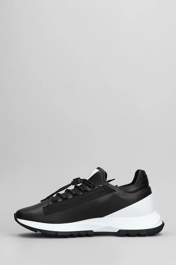 Spectre Runner Sneakers In Black Leather - Image 4