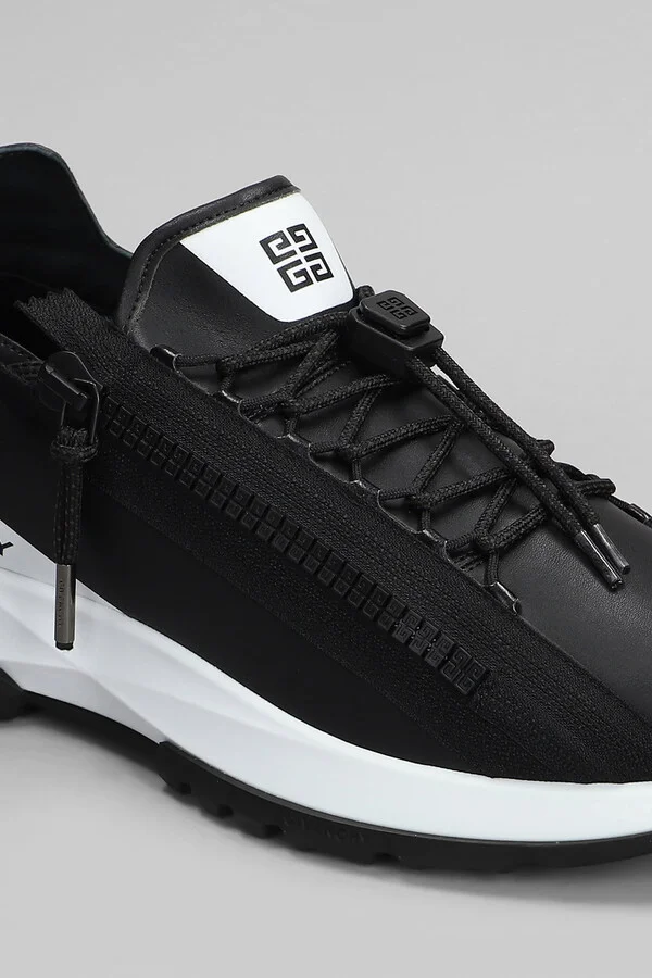 Spectre Runner Sneakers In Black Leather - Image 5