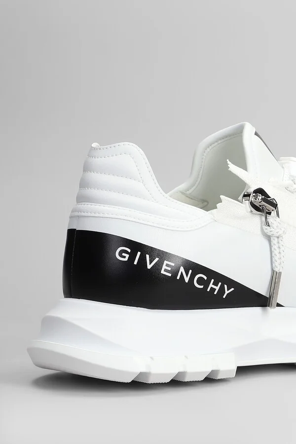 Spectre Runner Sneakers In White Leather - Image 4