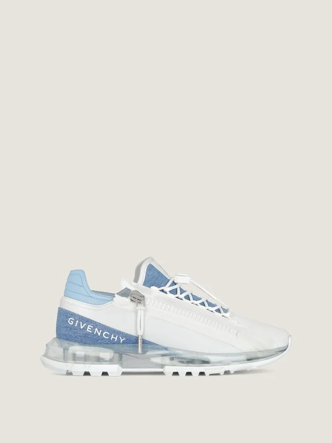 Spectre sneakers in synthetic leather and denim